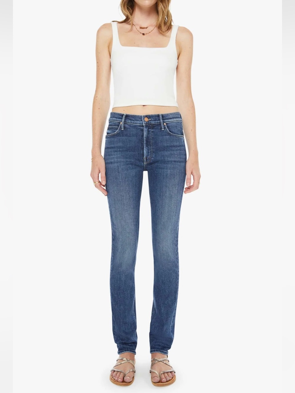 MOTHER The Mid Rise Dazzler Skimp in One Last Shot Size 27